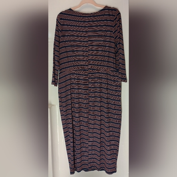 Lane Bryant Boatneck Sheath Dress With Button Detail - Picture 10 of 12